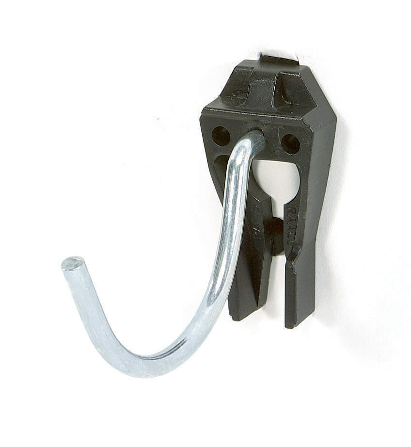 RAACO Werkzeughakenset Clip 10 – Bohrmaschinenhalter, 4 Stück je Satz, 27 x 93 x 60 mm