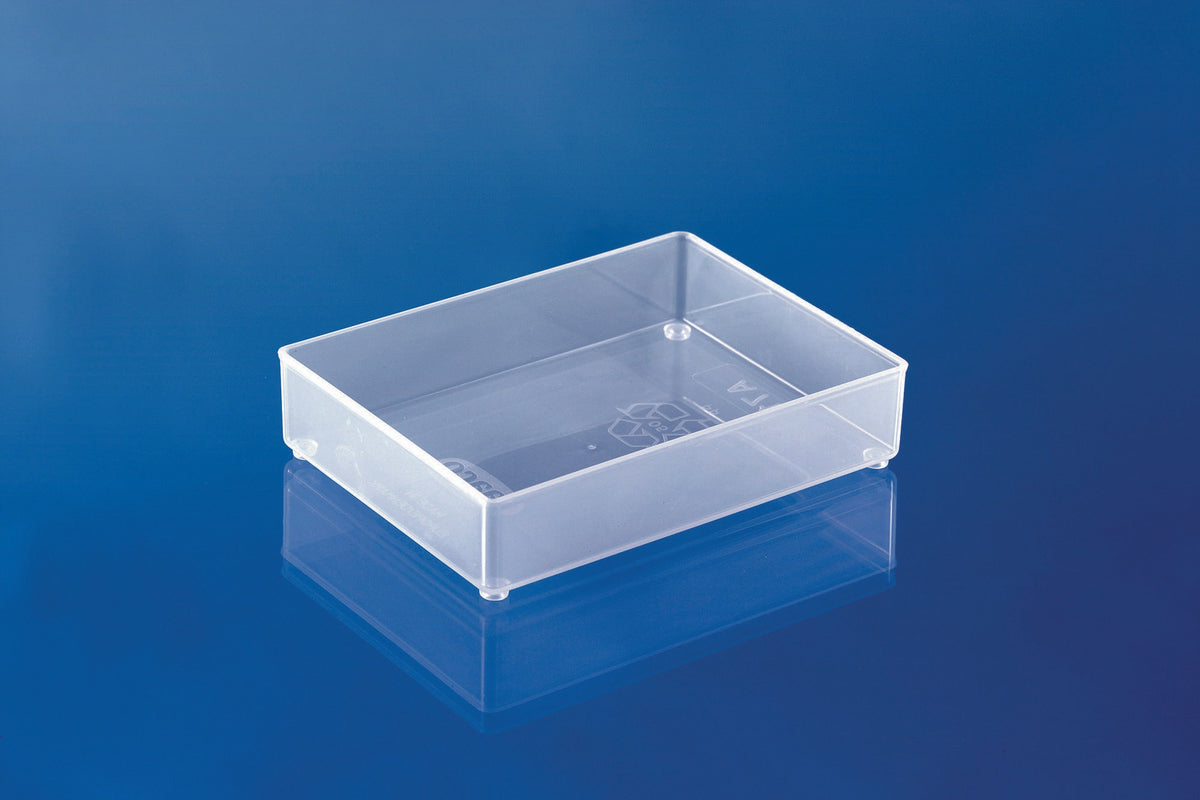 raaco Einsatz A71 B.79xT.109xH.24mm transparent aus PP – 48 Stück Regalzubehör