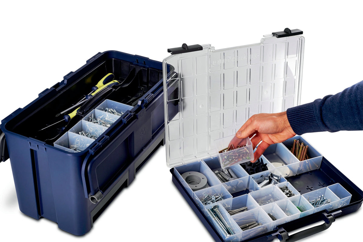 RAACO Einteilungset A 9-3 6-teilig – Transparente Ordnung für Werkzeugkoffer & Sortimentskästen