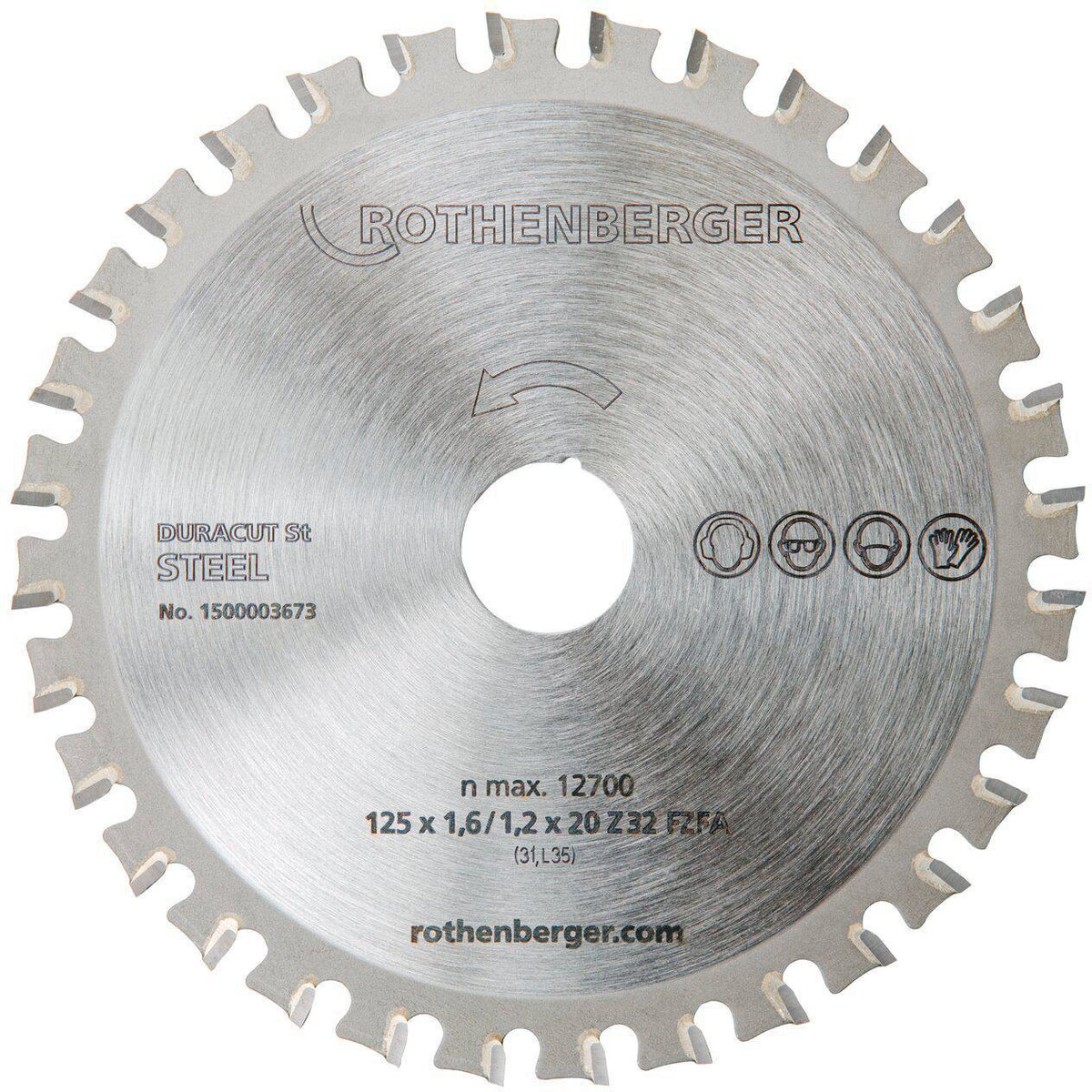 Rothenberger DURACUT Uni AD Sägeblatt 125 mm Z28 für Ne-Metalle und Kunststoffe