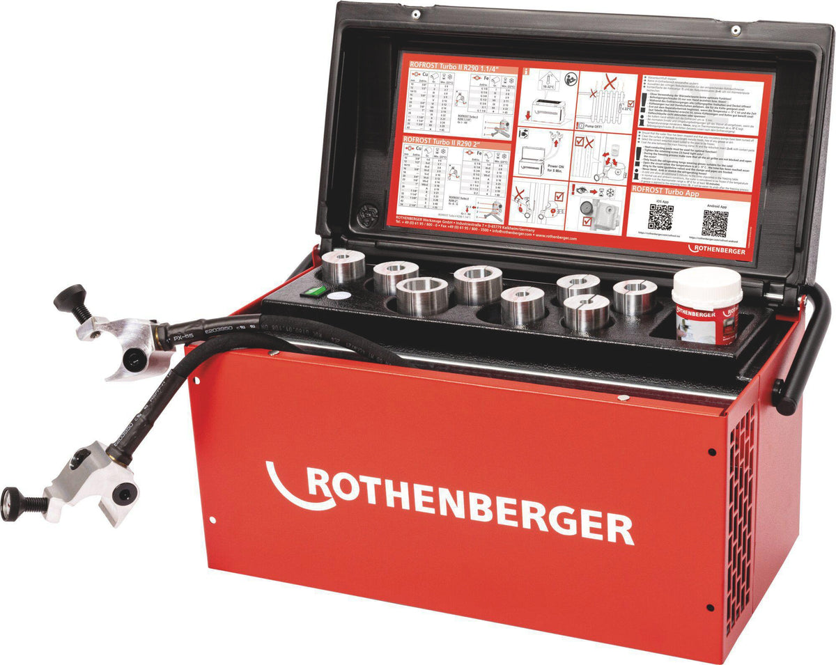 ROTHENBERGER ROFROST II R290 Einfriergerät 3/8-1 1/4 Zoll 10-42mm 220-230 V – leicht & flexibel