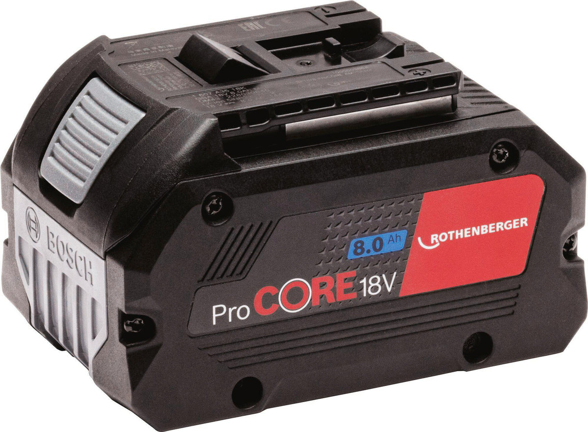Rothenberger CAS 18 V 2,0 Ah Li-Power Akku – Kompatibel mit AMPShare & Bosch Professional