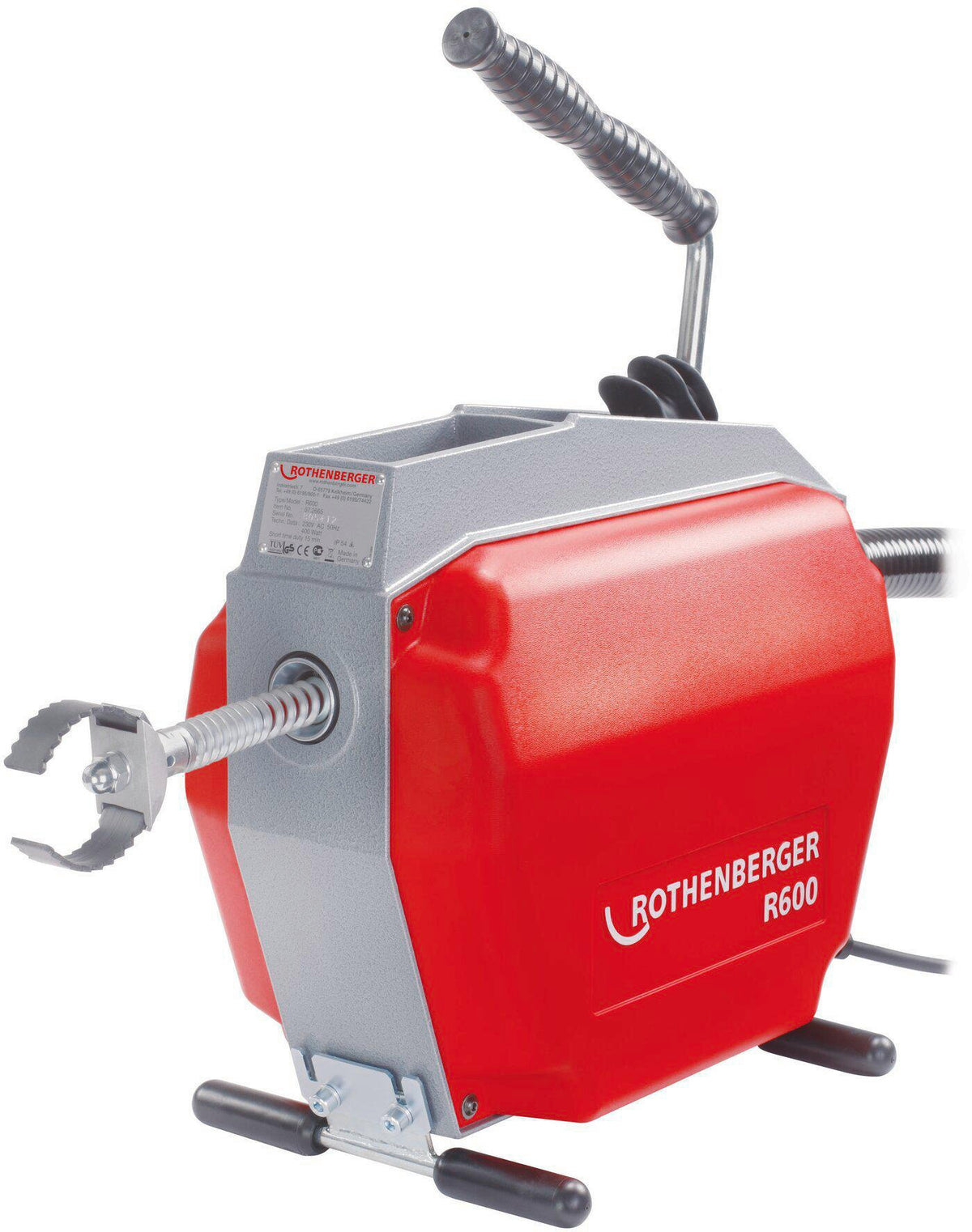 ROTHENBERGER Rohrreinigungsmaschine R 600 – 690 W, 467 min-¹, für Rohr-Ø 20–150 mm
