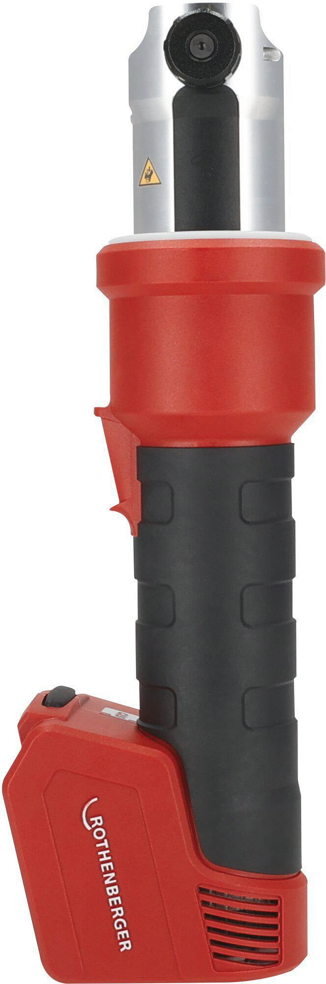 ROTHENBERGER Hybrid-Pressmaschine ROMAX NANO iJaw 32 kN – Akku-Presswerkzeug für Fittings bis 110 mm
