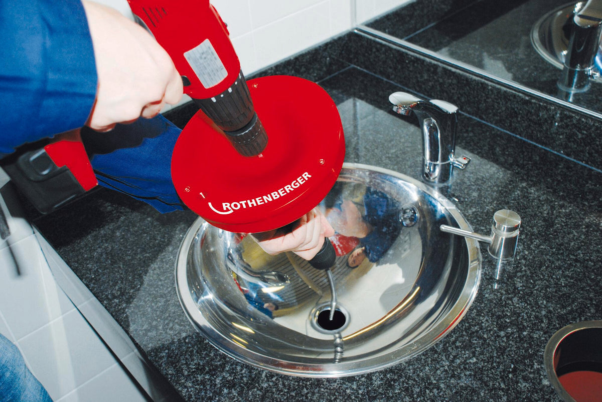 ROTHENBERGER ROSPI® H+E Plus Handrohrreinigungsgerät Spiral-L. 7,5 m, Spiralen-Ø 8 mm