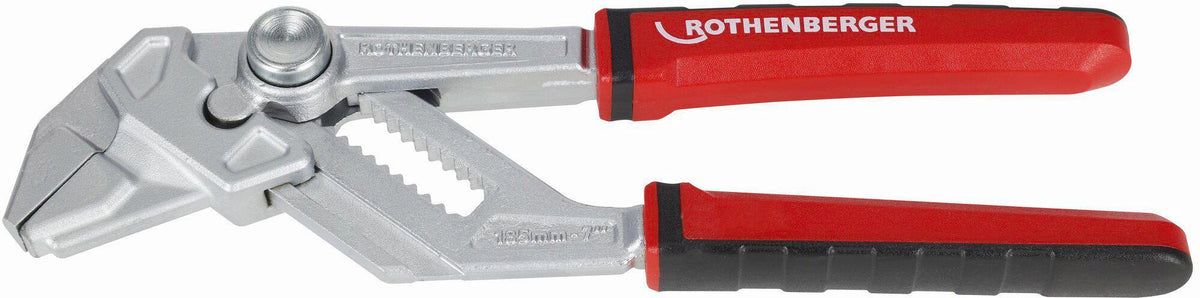 ROTHENBERGER ROFAST Zangenschlüssel 185 mm, Spannweite 0-40 mm, 1K-Griff, inkl. Schonbacken
