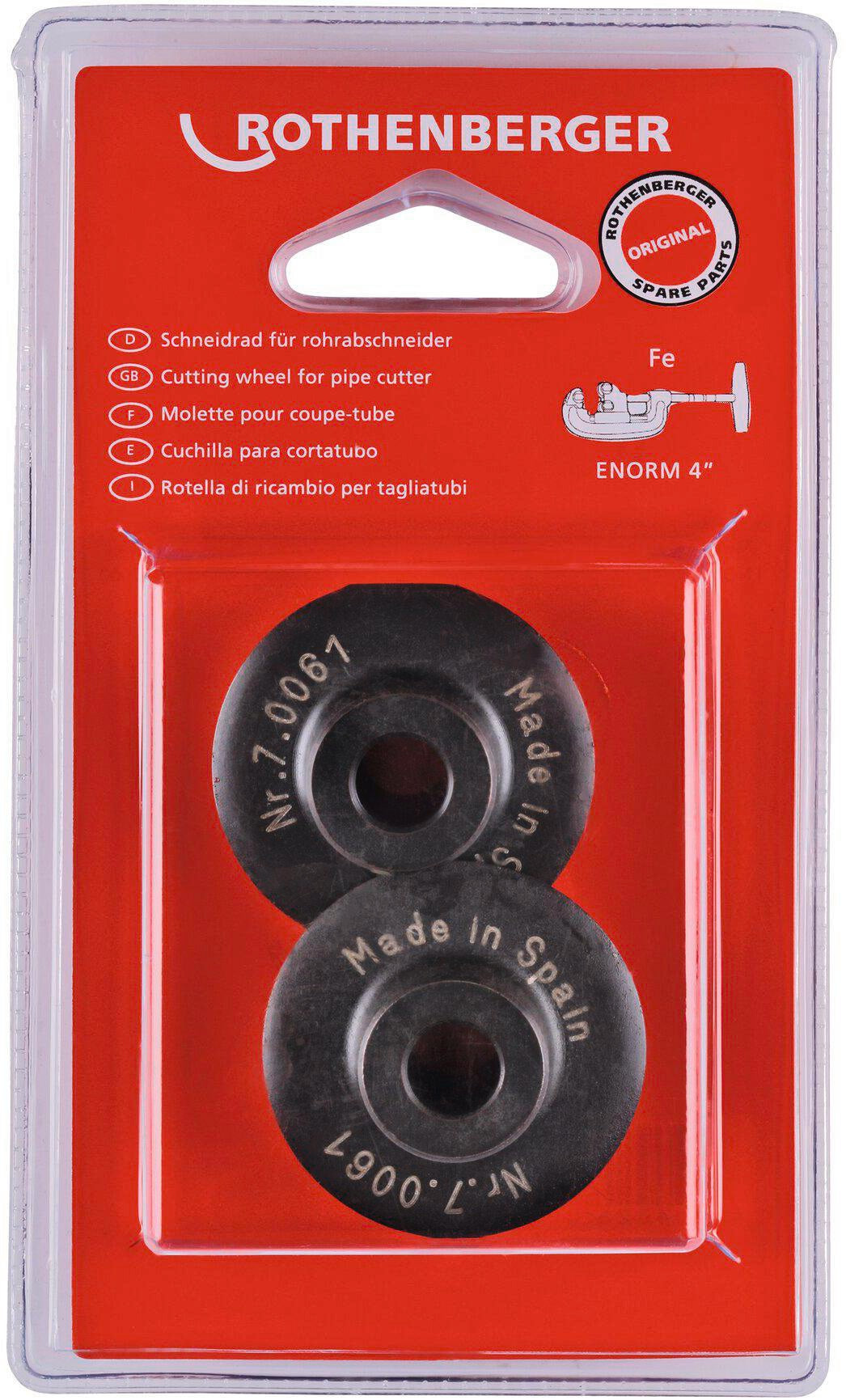 ROTHENBERGER Ersatzschneidrad 41 mm für Rohrabschneider 2"-4"