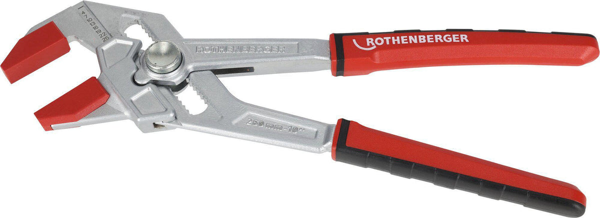 ROTHENBERGER ROFAST Zangenschlüssel 185 mm, Spannweite 0-40 mm, 1K-Griff, inkl. Schonbacken