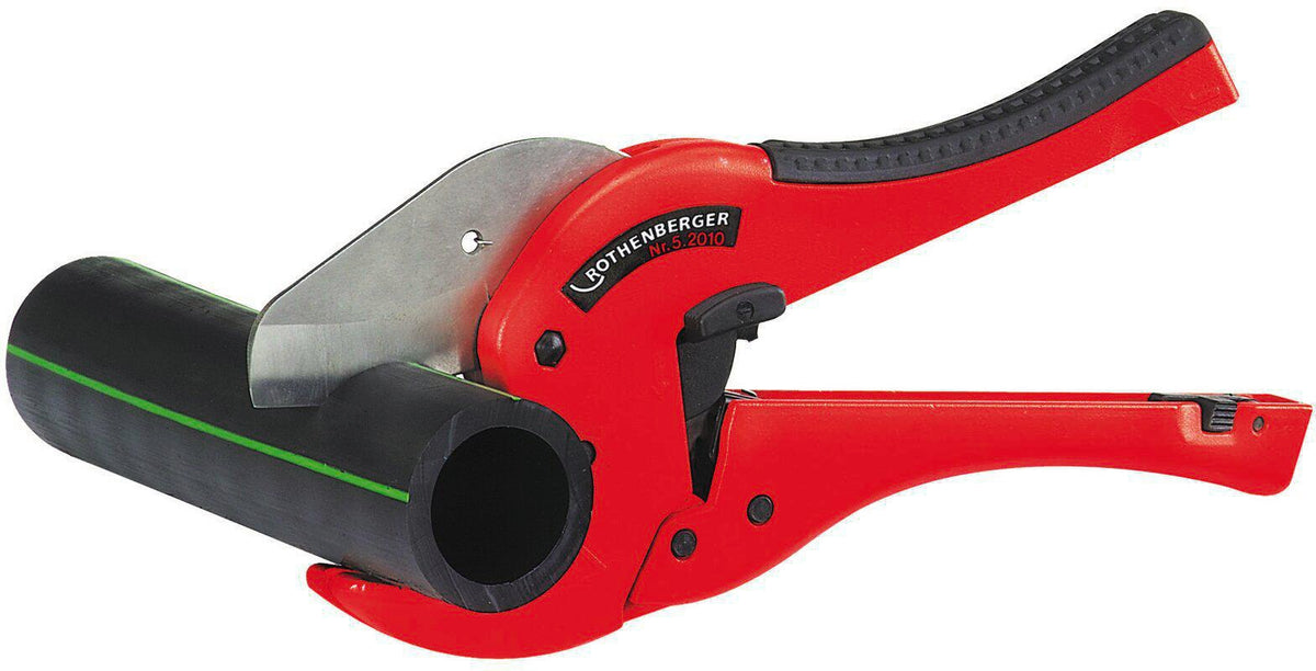 ROTHENBERGER ROCUT® TC 63 Professional Kunststoffschere für PP/PE/PB/PEX/PVDF Rohre 0-63 mm