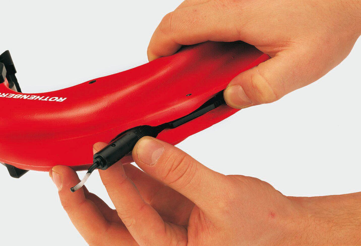 ROTHENBERGER Ratschen-Teleskop-Rohrabschneider TUBE CUTTER PL Automatik für 50-125 mm Rohre