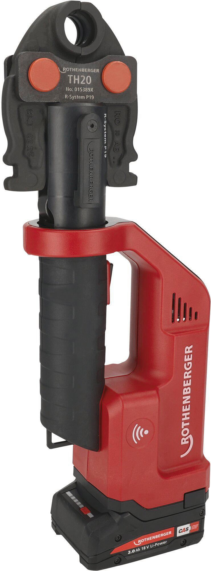 ROTHENBERGER Akku-Pressmaschine ROMAX COMPACT III Basic Set 19 kN 15-35 mm