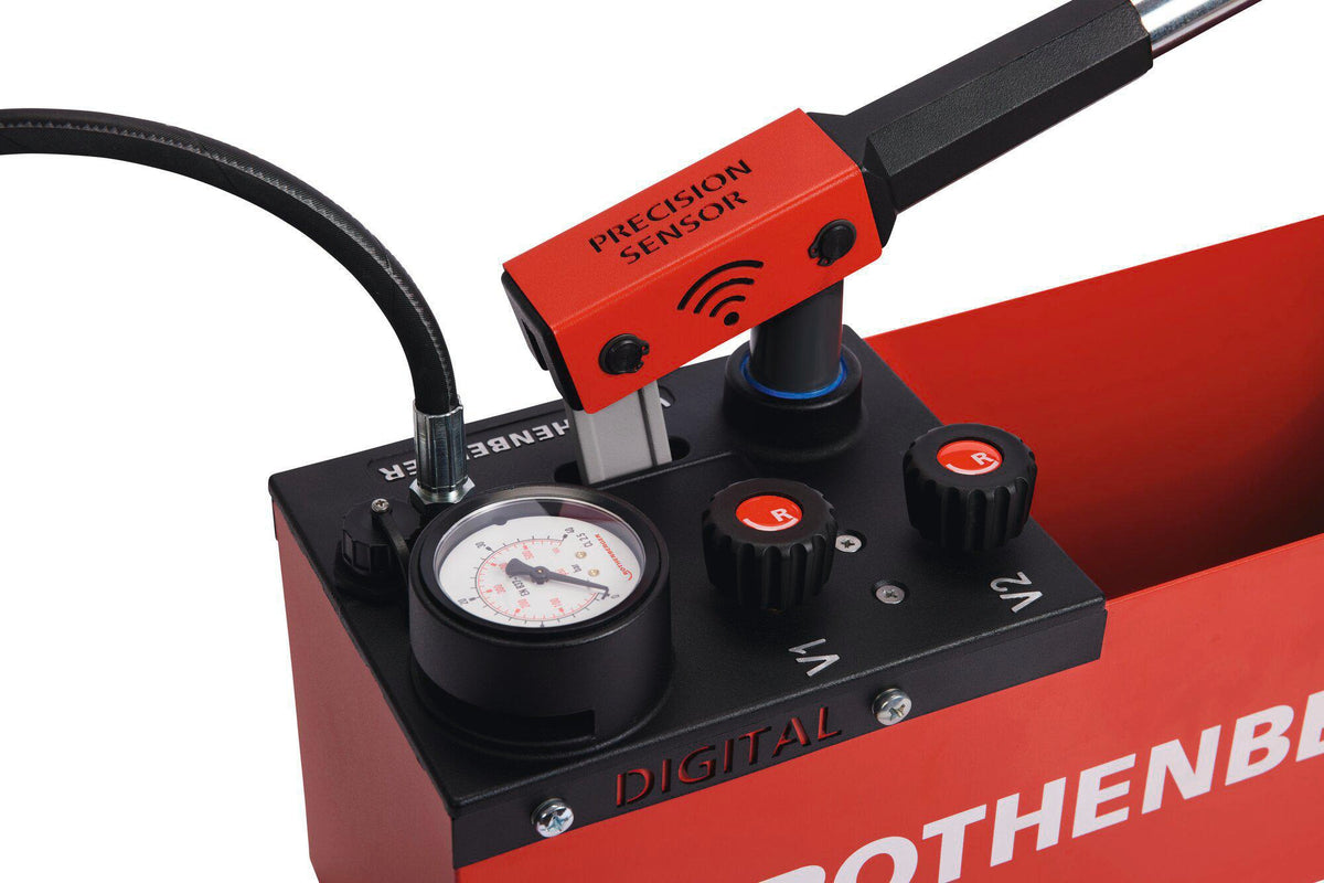 ROTHENBERGER Prüfpumpe RP 50 digital 0-30 bar R 1/2″ mit DURAMANT Beschichtung