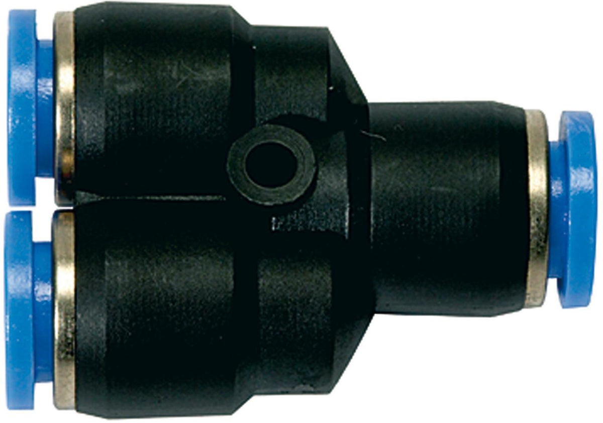 RIEGLER Y-Steckverbindung Blaue Serie 6 mm L1 36,5 mm – 10 Stück