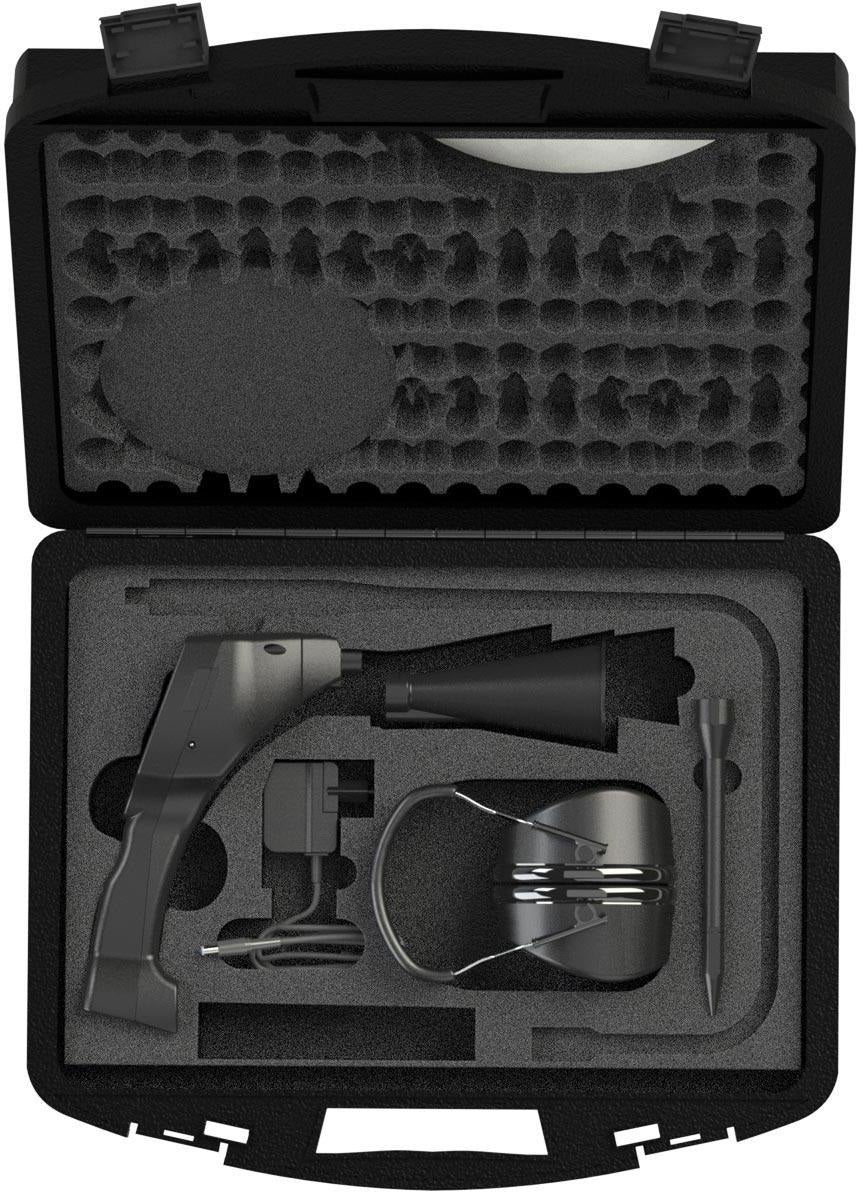 RIEGLER Leckagesuchgerät LS 250 – 40 kHz Ultraschall, 10 h Akku, Koffer-Set