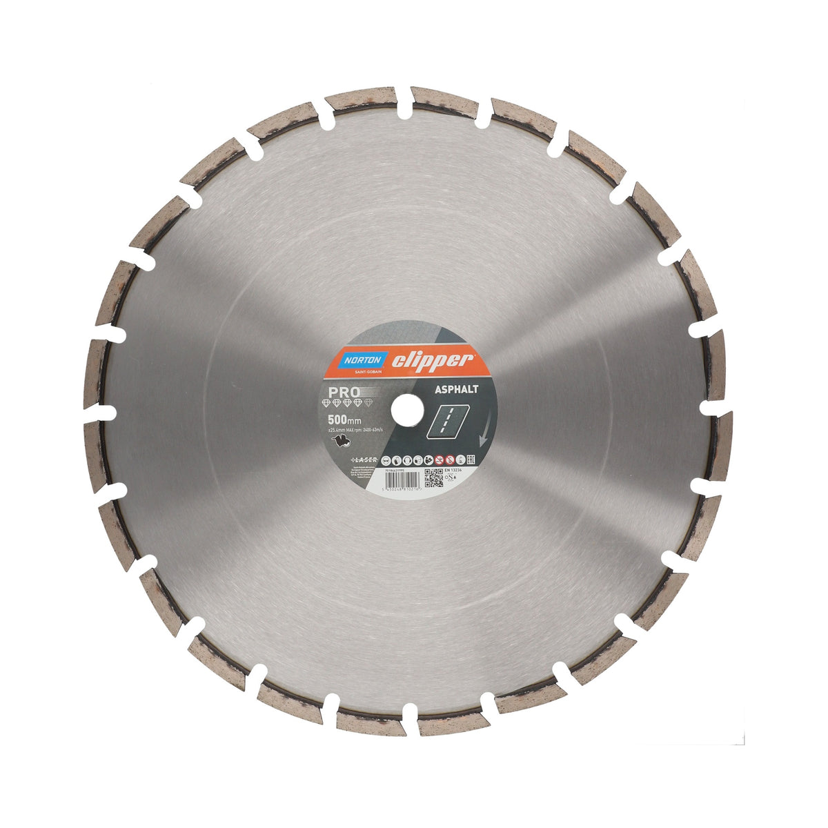 NORTON CLIPPER Diamanttrennscheibe Pro Asphalt II 300 mm, 12 mm Segmente, für Trennschleifer