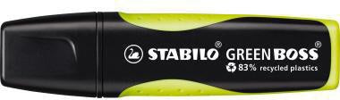STABILO Textmarker GREEN BOSS 6070/33 – 2-5 mm grün, nachfüllbar, 83% recycelt