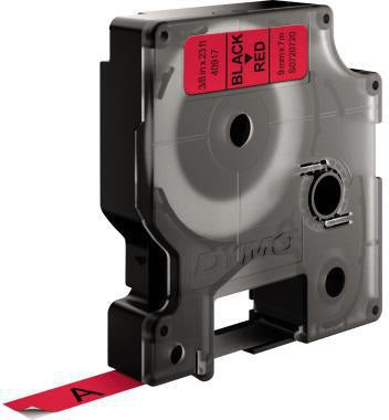 DYMO D1 Schriftbandkassette 9 mm x 7 m schwarz auf grün – UV-beständig und wieder ablösbar