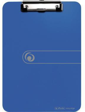 Herlitz Klemmbrett easy orga to go DIN A4, Polystyrol opak schwarz, Metallklemme