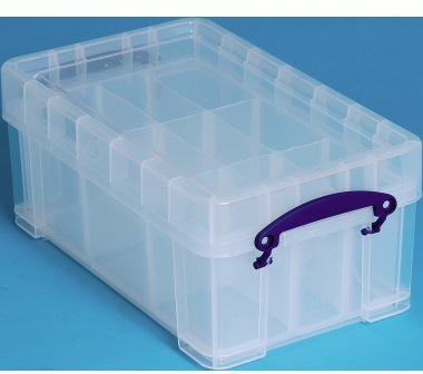 REALLY USEFUL BOX Aufbewahrungsbox 5 l transparent 34 x 15 x 20 cm