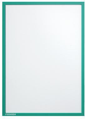 FRANKEN Dokumentenhalter Frame It X-tra!Line DIN A4 rot selbstklebend 0,32 mm Hartfolie