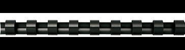 Fellowes Plastikbinderücken 22 mm DIN A4 weiß 50 St./Pack. – 21 Ringe, US-Teilung, 180 Blatt