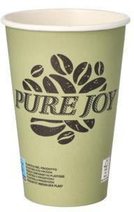 PAPSTAR Trinkbecher Pure Joy 0,3 l – FSC-zertifizierte Hartpapierbecher, PLA-beschichtet