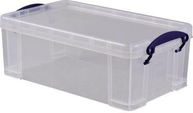 Really Useful Box Aufbewahrungsbox 5C 34x20x12,5cm 5l transparent mit Bügelverschluss