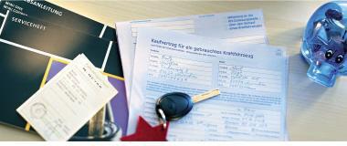 Avery Zweckform Kfz-Kaufvertrag 2880 DIN A4 selbstdurchschreibend 3 Durchschläge
