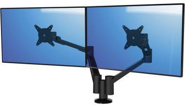 Dataflex Doppelmonitorarm Viewlite Plus 58.650 – 2 Arme, 7 kg, weiß, Aluminium