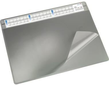 Läufer Schreibunterlage Durella Soft 47605 – 65 x 50 cm, blau, 3-Schichten, Made in Germany