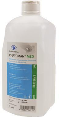 ASEPTOMAN MED Handdesinfektion 1l – Nicht alkoholfrei, bakterizid, levurozid, tuberkulozid, virusinaktivierend