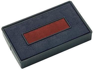 COLOP Ersatzkissen E200/2 – Dokumentenechtes Stempelkissen in Blau/Rot, 45 x 24 mm