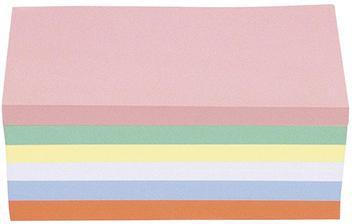 MAGNETOPLAN Moderationskarten 200x100 mm farbig sortiert, 500 Stück, 120 g/m² Offsetpapier