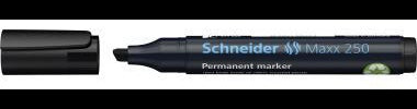 Schneider Permanentmarker Maxx 250 – Keilspitze 2–7 mm, schwarz, nachfüllbar