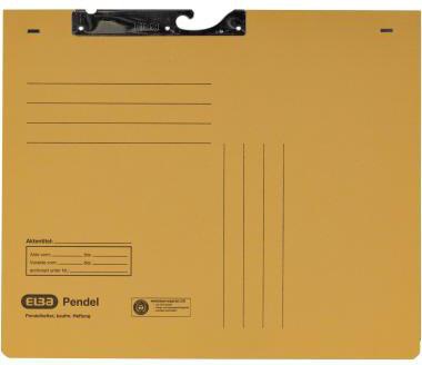 ELBA Pendelhefter DIN A4 kfm. Heftung 320g Karton blau mit Organisationsaufdruck