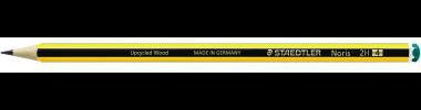 STAEDTLER Noris 120 Bleistift 2B sechskant gelb/schwarz – bruchfeste Mine, Made in Germany