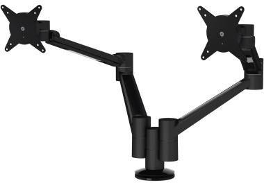 Dataflex Doppelmonitorarm Viewlite Plus 58.650 – 2 Arme, 7 kg, weiß, Aluminium