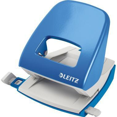 LEITZ Locher NeXXt 5008 – Metall-Locher rot, 30 Blatt, 8 cm Lochung