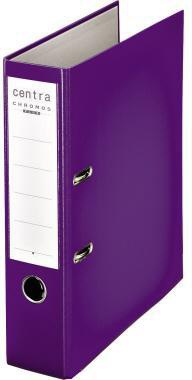 CENTRA Ordner CHROMOS A4 80mm schwarz – Robuster Büroordner mit Hebelmechanik