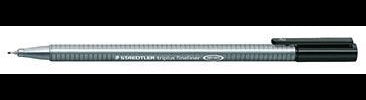 STAEDTLER triplus 334 Fineliner 0,3 mm rot – Ergonomischer Feinschreiber mit Druckausgleich