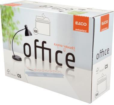 ELCO Versandtasche Office DIN C5 100 g/m² weiß 100 Stück mit Haftklebung