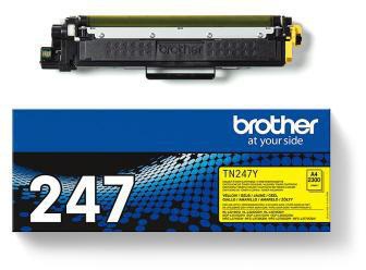 Brother Toner TN247Y gelb – Originalzubehör für ca. 2.300 Seiten