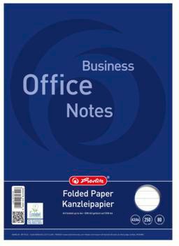 LANDRÉ Kanzleipapier Business Office Notes DIN A4 80 g/m² liniert 250 Blatt