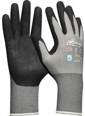 GEBOL Arbeitshandschuh Master Flex Gr. 9 – Nahtloser Feinstrick mit Sandy-Finish