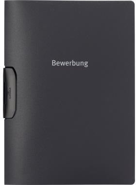 DURABLE Bewerbungsmappe DURASWING JOB A4 dunkelblau – 30 Blatt, ohne Lochen