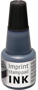 Trodat Stempelfarbe Imprint 24 ml schwarz – Kunststoffflasche für Stempelkissen