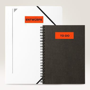 Avery Zweckform Neonetiketten L6003-25 63,5x29,6 mm neonrot 675 Stück