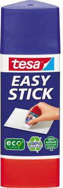 tesa Klebestift Easy Stick ecoLogo 57272-00200 12g – Lösemittelfreier Klebestift mit 100% recyceltem Gehäuse