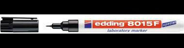 edding Labormarker 4-8015 0,75 mm schwarz – Permanentmarker für Glas, Kunststoff und Etiketten