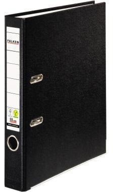 FALKEN Ordner S50 Color Vegan DIN A4 50 mm PP grau – Hebelmechanik, FSC, vegan